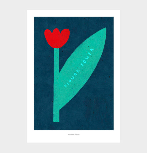 Flower Power – Bold Tulip Art Print