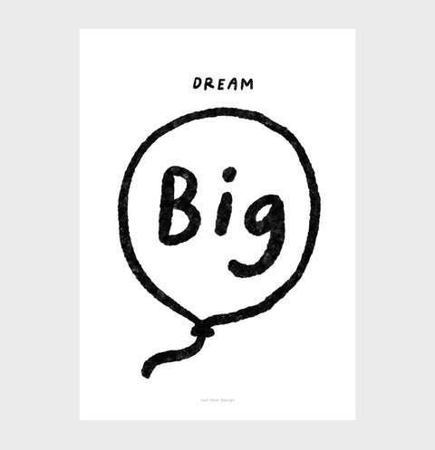 dream big wall art, nursery quote prints, black and white nursery decor, dream big wall decor