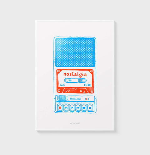 cassette tape art music art print, art prints music, retro wall art, music prints and modern retro posters