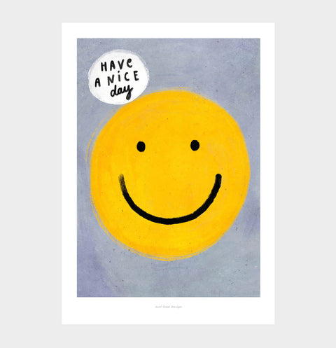 Have a nice day illustration art print