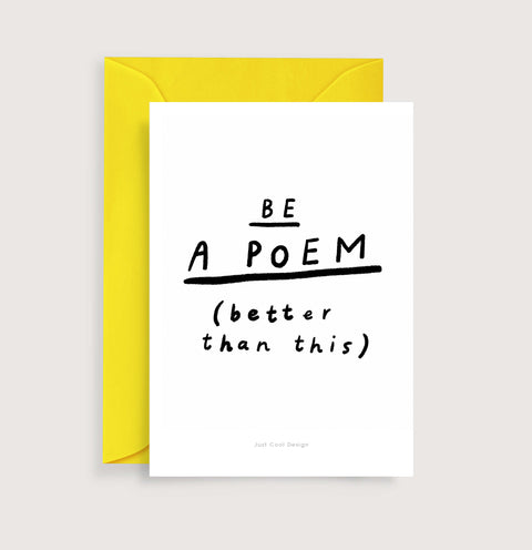Be a poem (SKU 229)