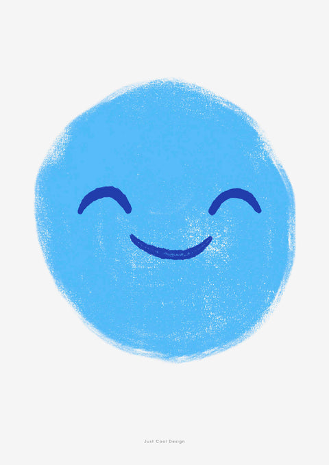 Blue emoticon (SKU 46)