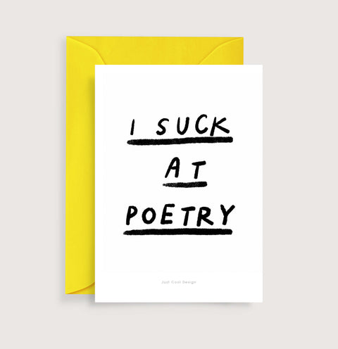 I suck at poetry (SKU 242)