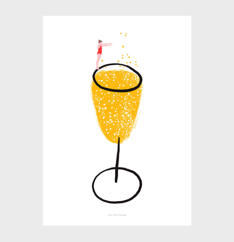Champagne poster