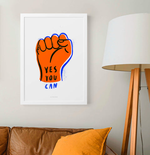 Yes you can empowering wall art for women
