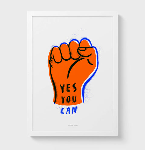 Yes you can poster. Inspirational wall art for women